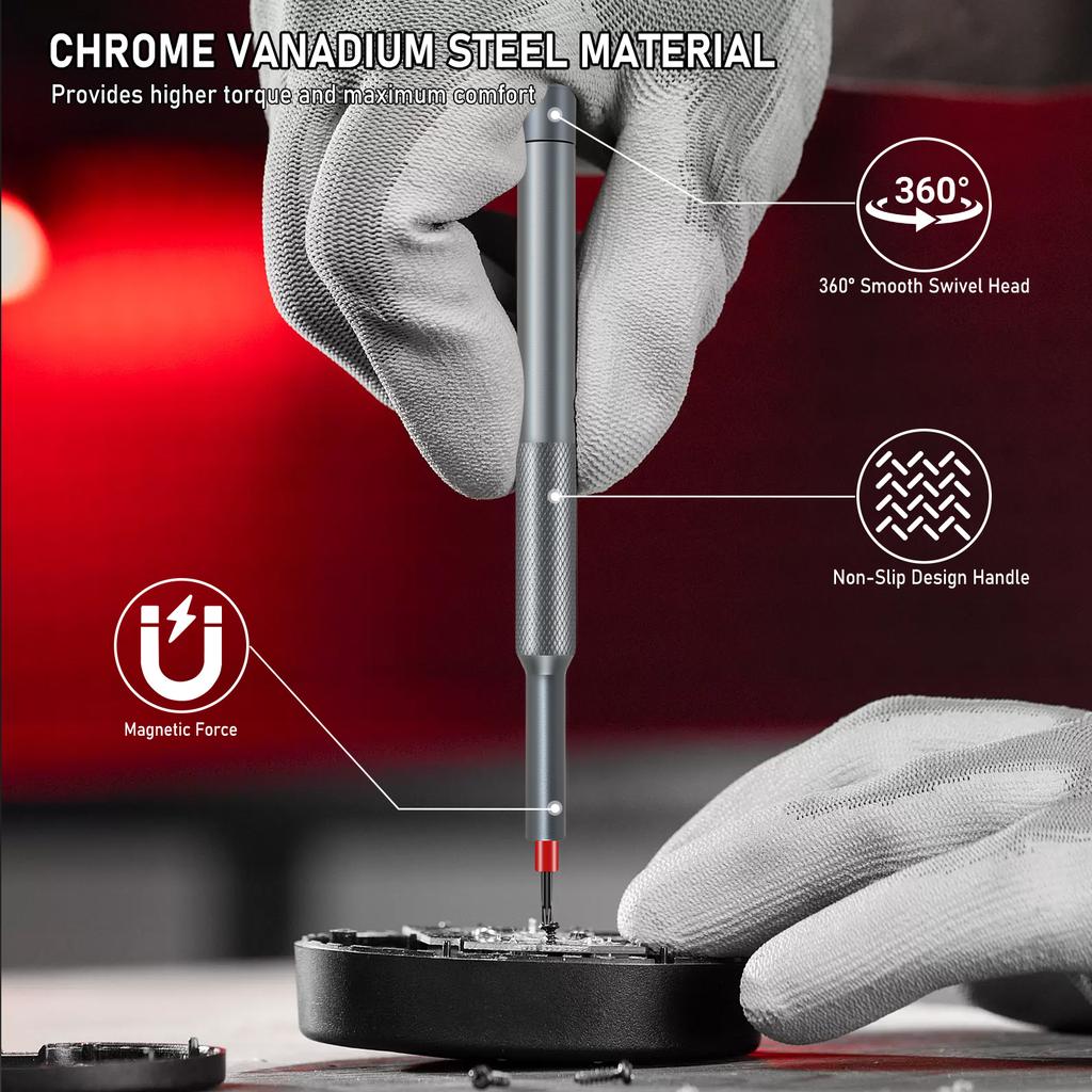 39 In 1 Precision Screwdriver Kit High Hardness Chrome Vanadium Steel Mini Screwdriver Tool Set for Electronic Device Repair