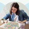 200/500/1000pcs Rainbow Acrylic Craft Beads, Colored Circular Plastic Spacer Beads, Used for DIY Jewelry Craft To Make Necklaces and Rainbow Bracelets