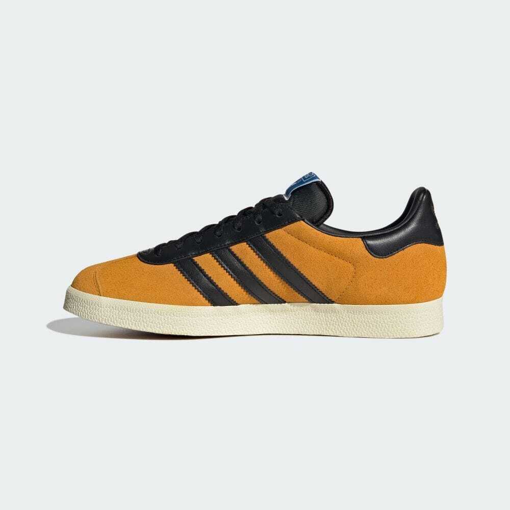 JP5283 Adidas Originals Gazelle Team College Gold Core Black Cream White (Men's)