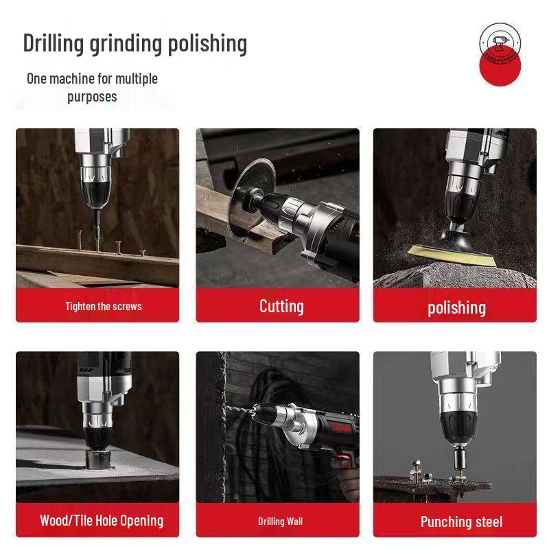 Vysoce výkonná 220V momentová vrtačka a elektrický šroubovák pro dřevoobrábění - Pro podrobnosti kontaktujte zákaznický servis