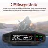 Waterproof Speedometer Motorcycle Universal LED Digital Dashboard Km/h MPH Odometer Meter Motor Gauge Sensor with Y/Z/W Bracket
