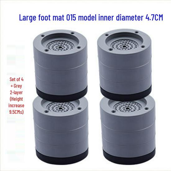 Universal Anti-Slip Shock Absorber Waterproof Rubber Foot Pad for Washing Machines & Refrigerators