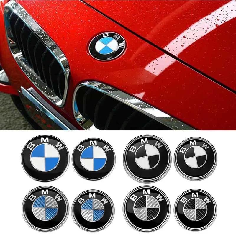 74/82mm Car Logo Badge for BMW X1 X2 X3 X4 X6 F48 G07 E84 E83 F39 F10 F12 G11 G86 G80 G60 E60 E46 Card Foot Style Logo.