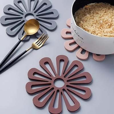 Silikon-Isolationsmatte Haushalts-Getränkeuntersetzer Küchentischmatte Verbrühschutz-Schüsselmatte Topfuntersetzer Hitzebeständige Matte