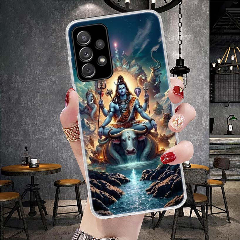Lord Shiva Hindu God Buddha India Soft Phone Case For Samsung Galaxy S22 S23 S24 S25 Edge S26 Ultra S20 FE S21 Plus + Fundas Coq