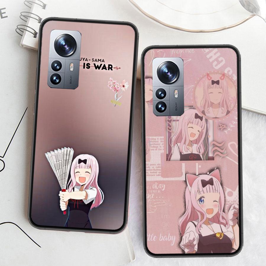 Kaguya sama Love is War Fujiwara Funda Phone Case For Xiaomi Poco X6 X5 X4 X3 GT NFC M4 M5 Pro 5G M3 Mi Note 10 Lite F5 F4 F3 F2