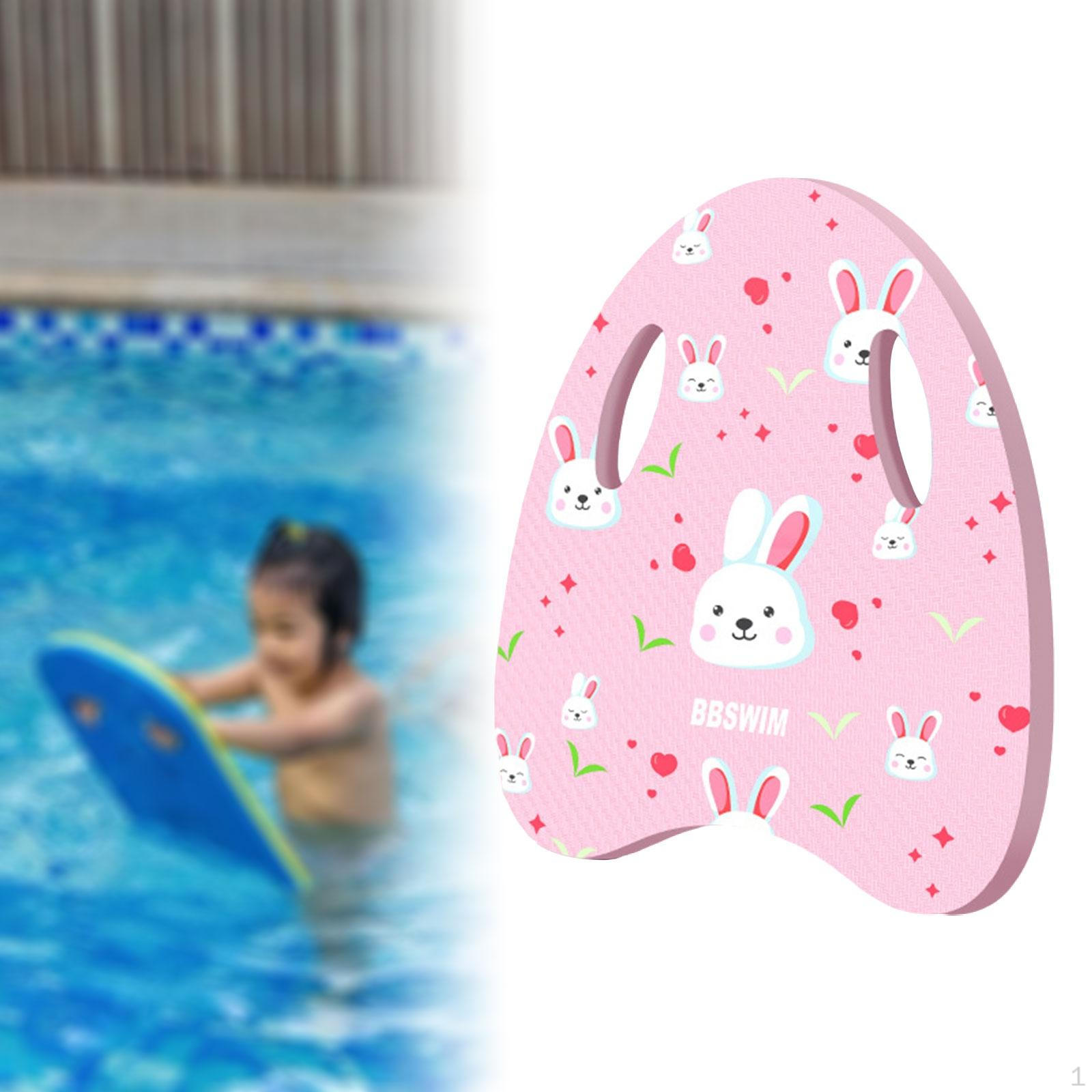 

Плавательная доска для отталкивания, плавучая доска, мультяшная, вспомогательная для детей, малышей, серфинг pink 32x2.5x39cm