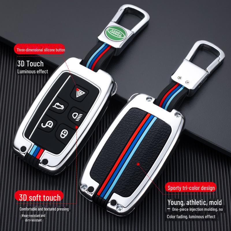 Land Rover Range Rover Key Cover for Discovery Sport, Velar - Car Key Bag Shell with Buckle