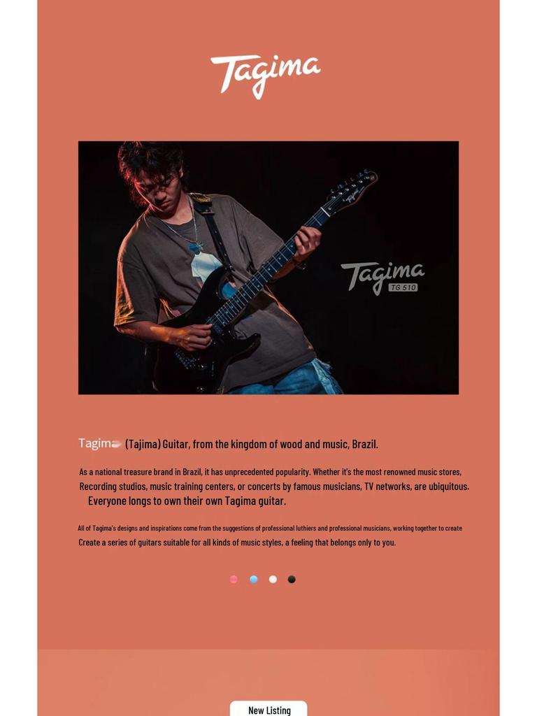 Tagima TG510 Brazilian Electric Guitar - Beginner to Professional Level with Single Coil