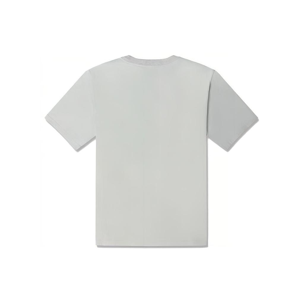 Converse Go-To Embroidered Star Chevron Standard-Fit T-Shirt Asia Sizing 'Grey' Men's 10023876-A18