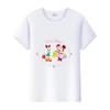 Casual Cartoon Minnie Summer Blouses T-shirt White 2000s Tees Tshirt Mickey Mouse Tops Oversized Clothes Unisex