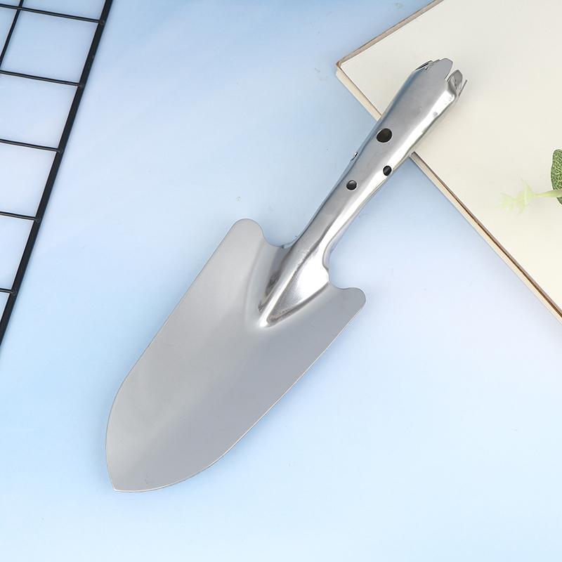 1PCS Small Shovel Stainless Steel Hand Trowel Mini Shovel for Gardening Planting Digging Succulents and Beach Shell Collecting