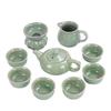 The whole set of Kung Fu Ge Kiln Ru Kiln tea set, household, portable tea set, company Mid-Autumn Festival event gifts