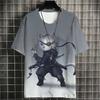 3D printed T-shirt summer short sleeved T-shirt