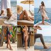 Vintage Bohemian Metal Coin Tassel Anklet for Women Gold Color Coin Foot Leg Chain Bracelet Girls Beach Barefoot Sandals Jewelry