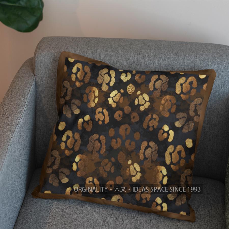 2D Colorful Jaguar Design Pillow For Home Decor Pattern Cushion Cover Suitable For Sofa Bedroom Car Pillow Cover