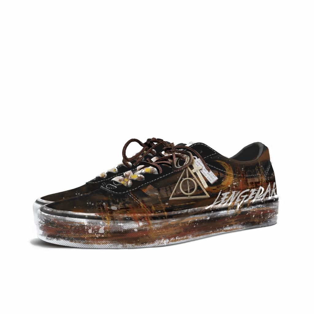 Vans Ward Résistant à l'abrasion Résistant à l'abrasion Basse top Chaussures de Skateboard Homme Marron Foncé VN0A36EMC4R(Équipe 613-)