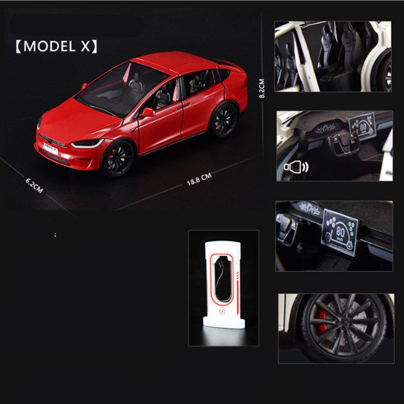 1:24 Model Y 3 S Suv Alloy Car Model Diecasts Metal Toy Vehicles Car Model Simulation Sound And Light Collection Childrens Gifts