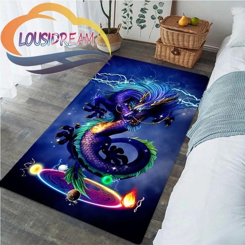 Różne wzory dywany z motywem smoka Moda 3D Salon Łóżko Duży obszar miękki Dywan Dom Dziecięcy mata podłogowa Dekoracja