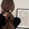 Korea New Metal Hair Scrunchies Hair Bands Ponytail Holder Rubber Band for Women Hair Ties Hair Rope Headband Hair Accessories