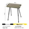 Portable Folding Tactical Camping Table - Small Plastic Picnic & Fishing Table