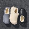 2025 Winter Waterproof Cotton Slippers: Warm, Slip-On, Fleece-Lined, Heel-Covered for Men & Women