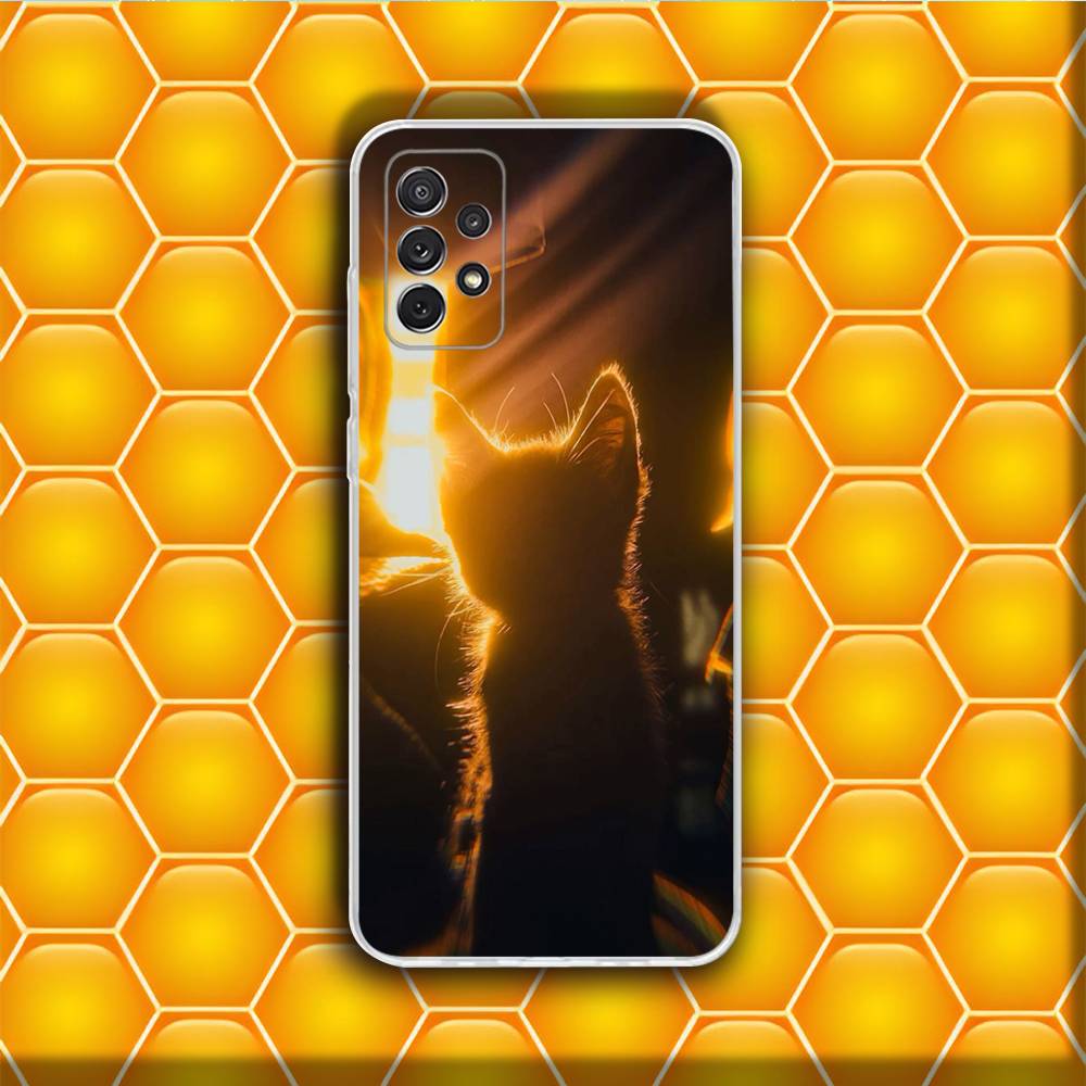 Sunset Silicone Phone Case Silicone For Samsung S30,23,21,22,20 FE lite,S10,9,PIus Note20ultra Soft Transparent SamsungS25Ultra 5G
