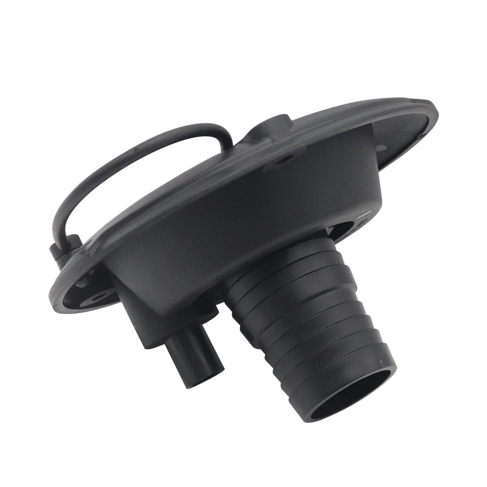 Schwerkraft Frischwasser Einfüllstutzen Einlass Kunststoff Wohnmobil Rund Frischwasser Schwerkraftstutzen für Wohnmobil Wohnwagen Anhänger Wohnwagen Teile