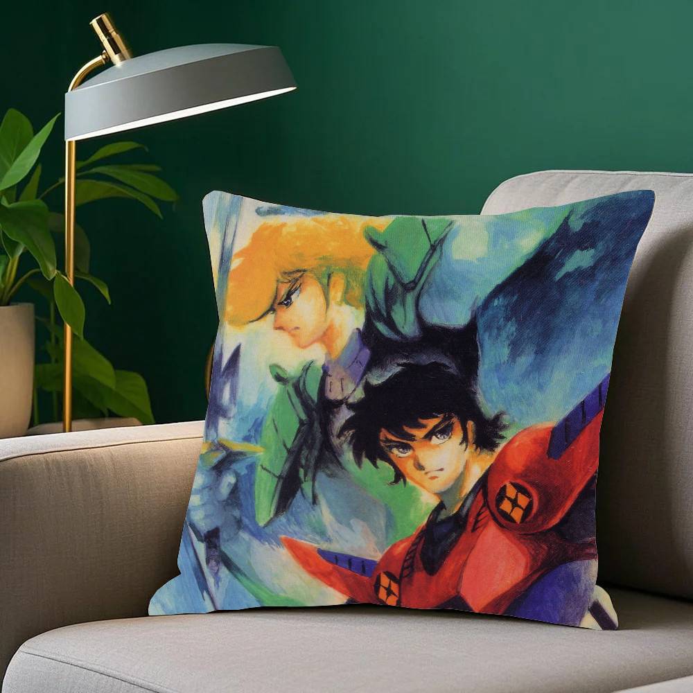 Anime R-Ronin Warriors Pillow Case Home Decor Throw For Sofa Bed Car Room Decor Gift Idea