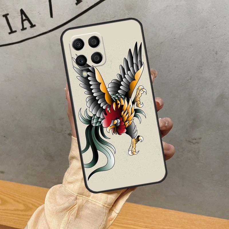 Cock Rooster Chicken Case For Samsung Galaxy M11 M31 M53 M33 M13 M15 M35 M55 M32 M16 M36 M56 M54 M20 M52 M34 M14