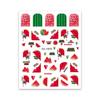 Fruit Series Nail Art Stickers: Lemon, Pineapple, Watermelon, Banana, Strawberry