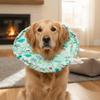 Cartoon Pattern Cat Elizabethan Collar Adjustable Cat Recovery Collar  for Cats Dogs