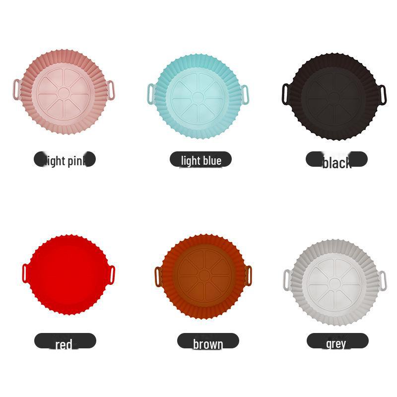Multifunctional Silicone Air Fryer Liner Tray: Easy-to-Clean, Cross-Border Bakeware for Home Use