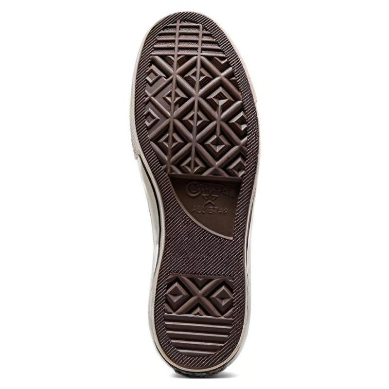 Converse Chuck 70 Plus Comfortable and Stylish High-Top Canvas Shoes Unisex Black Green Brown