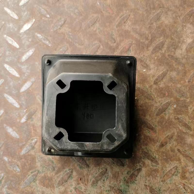 Three-Phase Motor Fan Cover - 1.5/2.2/3kW Wind Cap, Thickened Black Plastic, Y90 Y100 Junction Box