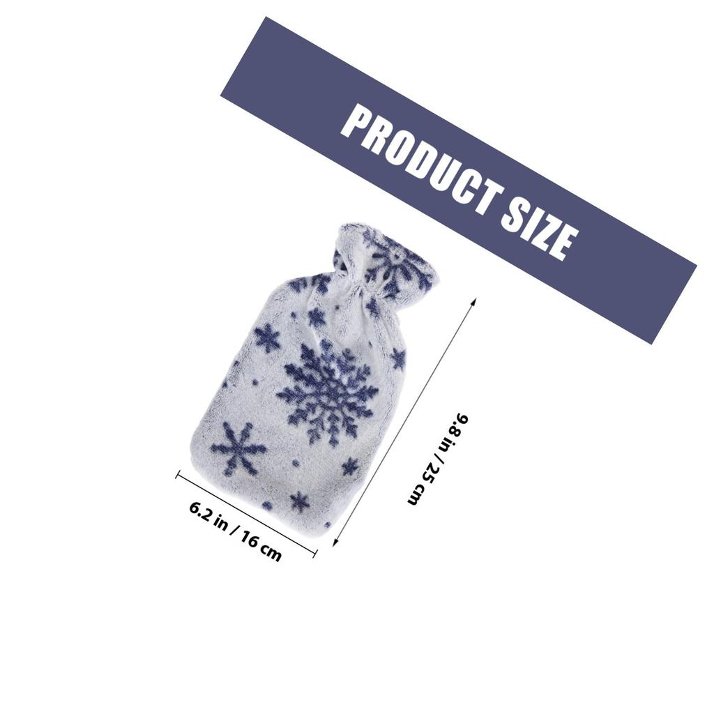 Hot Water Bag Cover 1 Piece Decorative Hand Warmer Cover Washable Reusable Insulated Protective Sleeve for Winter Warmth