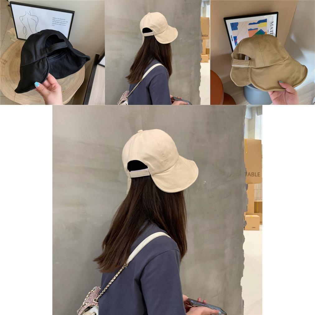 Stylish Korean Cute Youthful Round Dome Summer Sun Protection Breathable Adjustable Cotton Fisherman Hat For Women