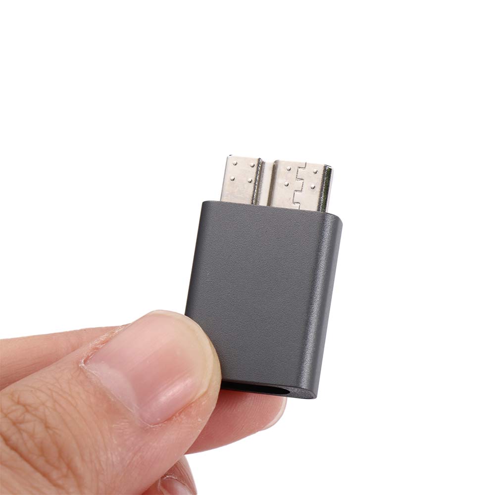C Female Super Speed for hdD Fast Charge Converter USB3.0 Adapter USB C to Micro B OTG Connector