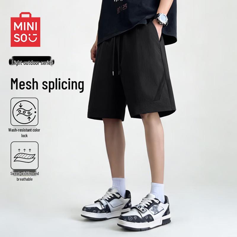MINISO Men s Summer Quick-Dry Breathable Shorts 2XL
