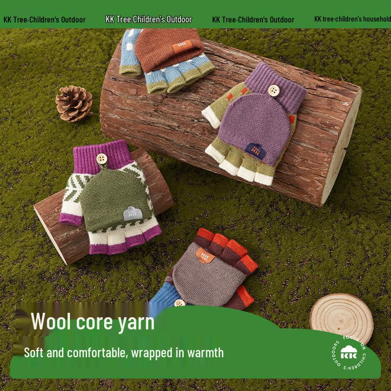 Kocotree Kids Winter Flip-Top Gloves