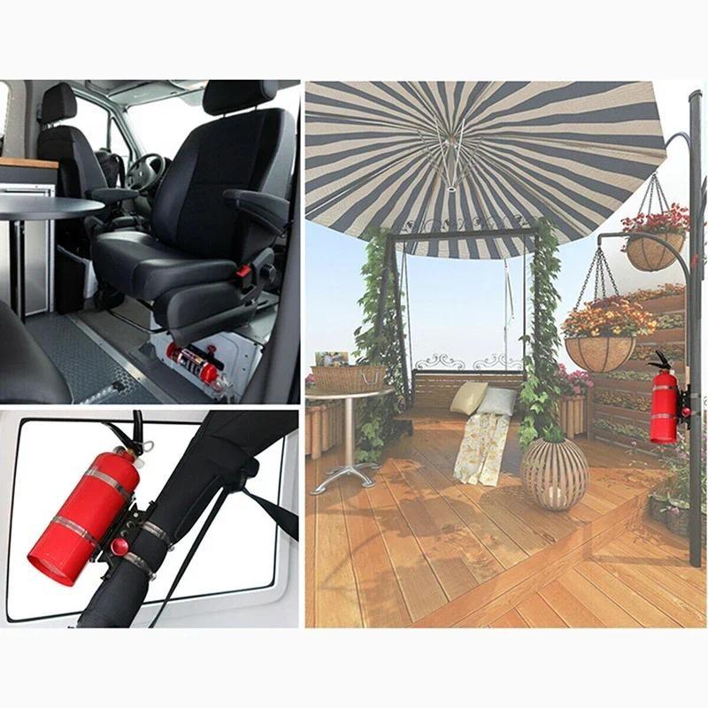 Extinguisher Holder Adjustable Extinguisher Mount Holder for Jeep Wrangler UTV Polaris RZR Ranger 570 700