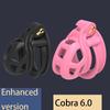 2025 New Cobra Lightweight Chastity Cage Pseudo 6 Generation Arc Chastity Lock SM Male Abstinence Anti-escape Device Adult Props