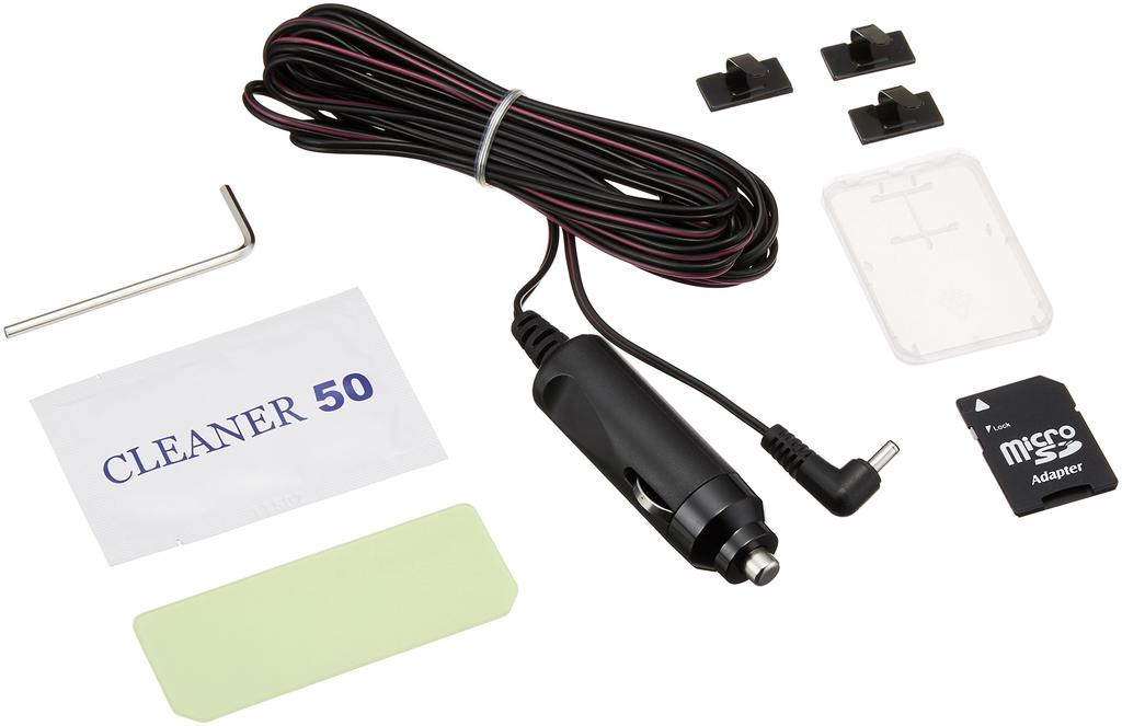 Comtech Japanese Drive Recorder microSDHC Card 1 Million Pixels Continuous Impact Recording HDR-101 + (4GB) Included, HD, Recording,