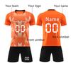 Men's Athletic Soccer Uniform Set, Short Sleeve Jersey and Shorts, Quick Dry Sportswear for Training and Matches