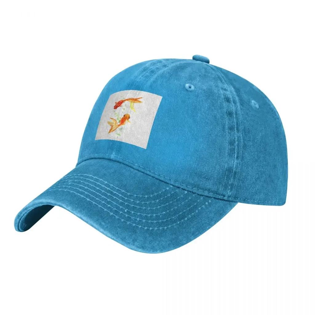 Goldfish KOI Feng Shui Design Fashion Baseball Cap Peaked Cap Unisex's Hat Women's Cap Caps