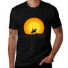 Wild West Cowboy Hoodie Tshirt Plus Size Loose Short Sleeve Top