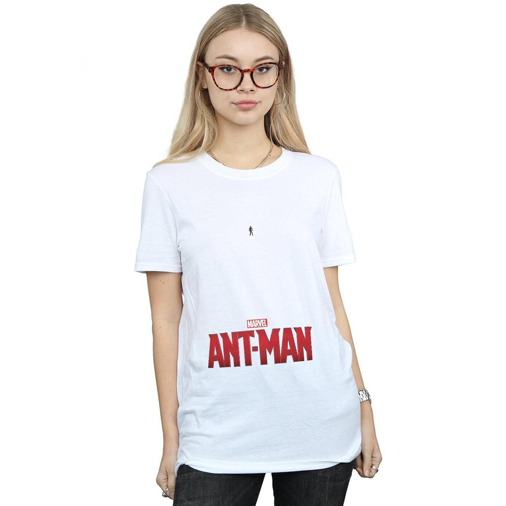 Marvel Womens/Ladies Ant-Man Ant Sized Logo Cotton Boyfriend T-Shirt
