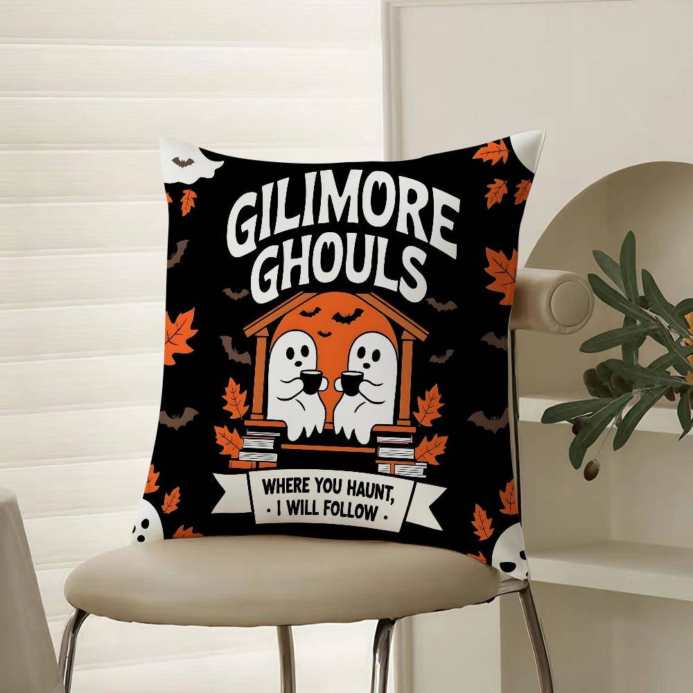 Childrens Trick Oral Happy Patterns Pillow Case Comfort Sofa Bed Silky elegant Invisible zipper Decorative cushion cover