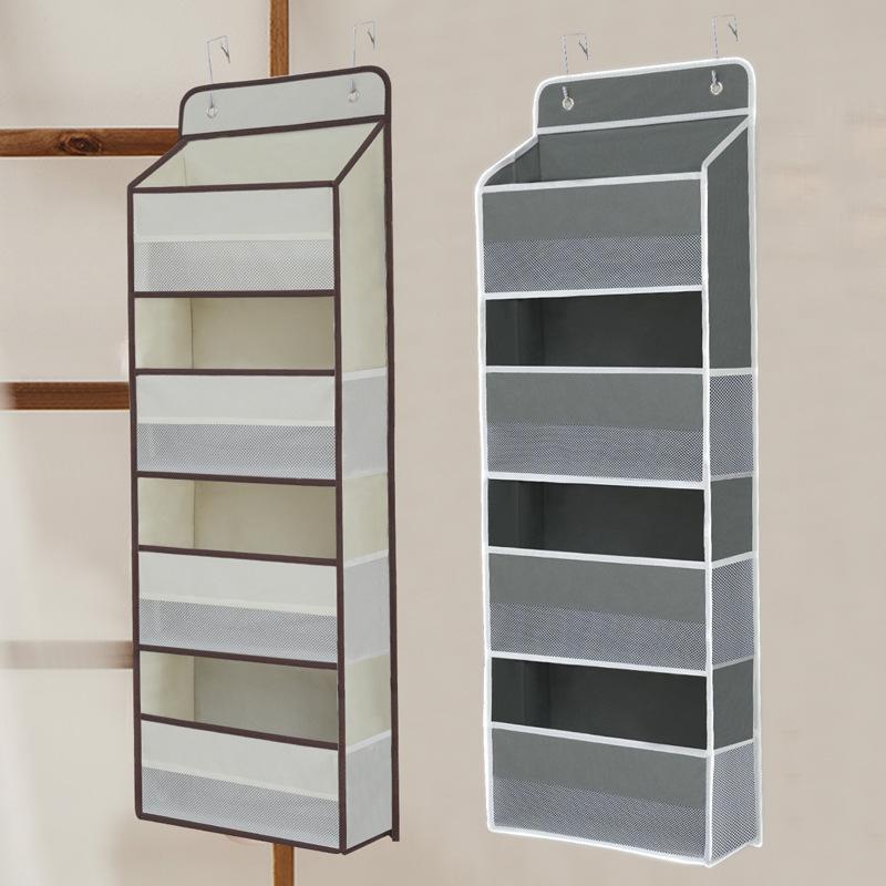 4 Layer Hanging Organizer Behind The Door Storage Bags For Clothes Miscellaneous Closet Bedroom Dorm Storage Hanger Rack