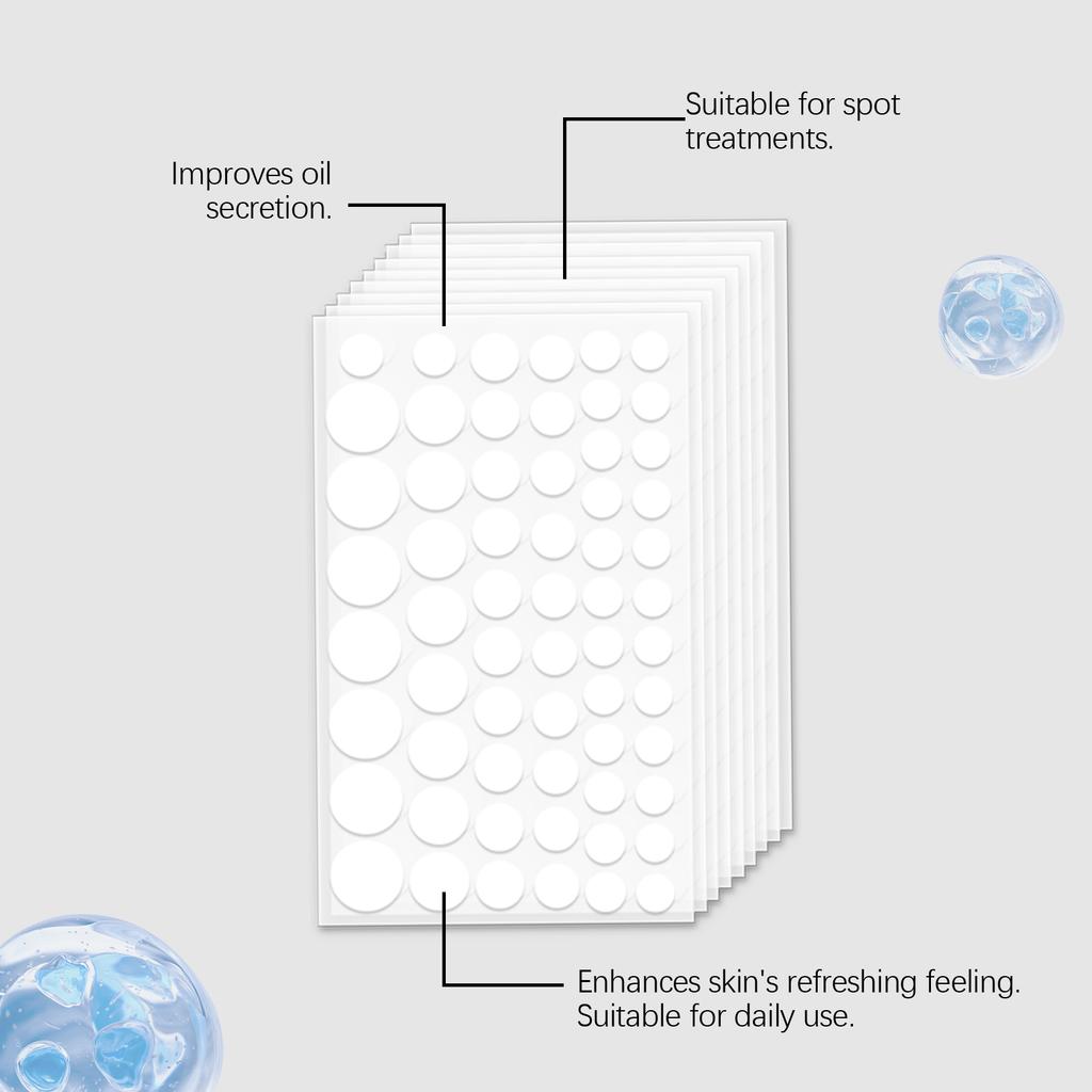 The Acne Patch Is A Transparent Round Hydrocolloid Hypoallergenic Acne Patch That Can Absorb Pus, Prevent Acne And Cover Up Acne.